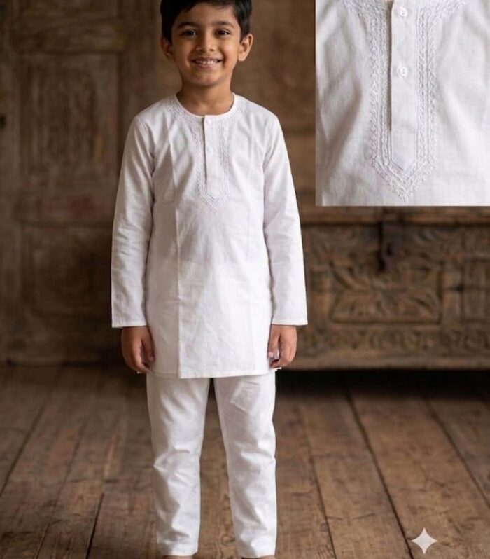 Kids Embroidery Kurta Pyjama